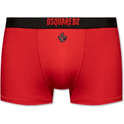 Boxershorts mit Logo , Herren, Größe: S - Dsquared2 - Modalova