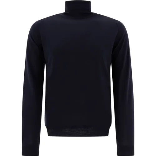 Turtlenecks, male, , Size: 2XL Knit Turtleneck Sweater Aw24 - John Smedley - Modalova