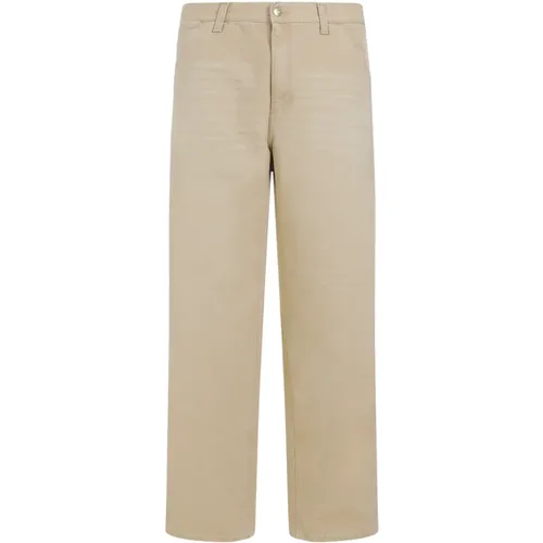 Bourbon Canvas Wide-Leg Trousers , male, Sizes: W29, W31, W34, W32, W33 - Carhartt WIP - Modalova