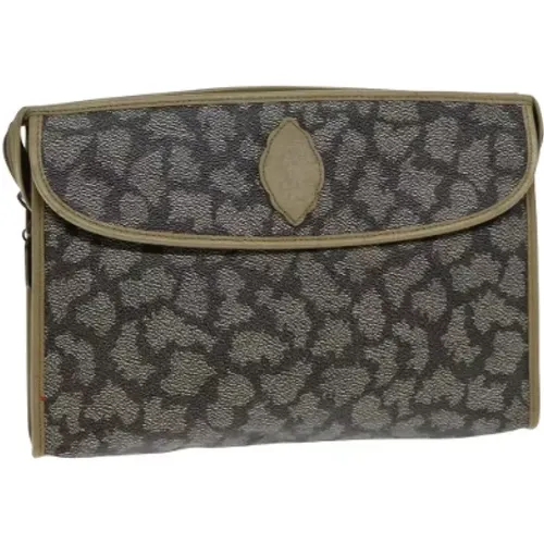 Pre-owned Clutches, female, , Size: ONE SIZE Pre-owned Canvas handbags - Yves Saint Laurent Vintage - Modalova