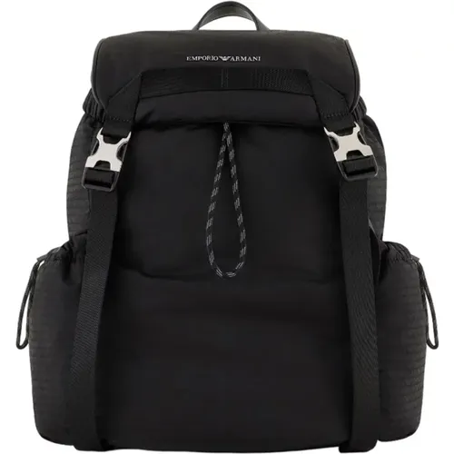 Stylischer Rucksack mit Praktischen Funktionen - Emporio Armani - Modalova