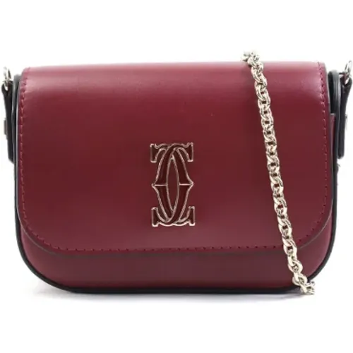 Pre-owned Cross Body Bags, female, , Size: ONE SIZE Pre-owned Fabric shoulder-bags - Cartier Vintage - Modalova