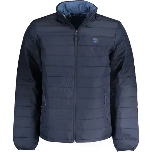 Blaue Polyesterjacke , Herren, Größe: L - Timberland - Modalova