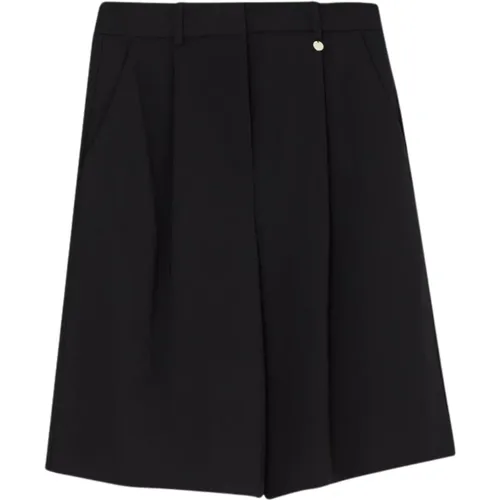 Weiche Bermuda-Shorts mit Taschen , Damen, Größe: S - Liu Jo - Modalova