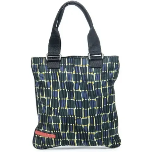 Pre-owned Tote Bags, female, , Size: ONE SIZE Pre-owned Canvas shoulder-bags - Prada Vintage - Modalova