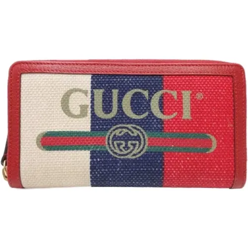 Pre-owned Wallets, female, , Size: ONE SIZE Pre-owned Leather wallets - Gucci Vintage - Modalova