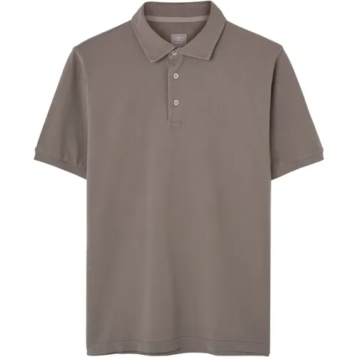 Polo Shirts, male, , Size: 3XL Pique Polo Shirt - Fedeli - Modalova