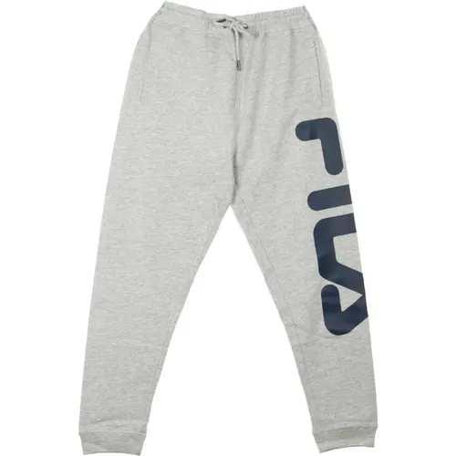 Sweatpants, male, , Size: XL Classic Fleece Tracksuit Pants Light - Fila - Modalova