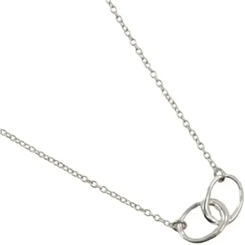 Pre-owned Jewellery, female, , Size: ONE SIZE Pre-owned Silver necklaces - Tiffany & Co. Pre-owned - Modalova