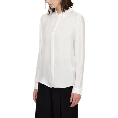 Blouses , female, Sizes: L, XS, S, M - Armani Exchange - Modalova