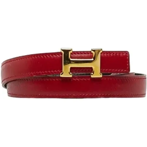 Pre-owned Belts, female, , Size: ONE SIZE Pre-owned Leather belts - Hermès Vintage - Modalova