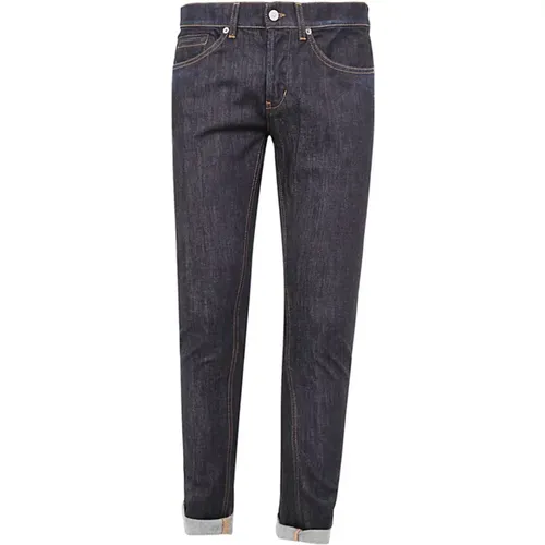Straight Jeans 800 George , male, Sizes: W30 - Dondup - Modalova