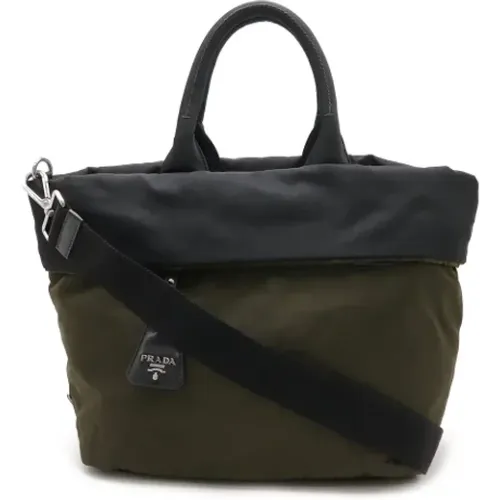 Pre-owned Tote Bags, female, , Size: ONE SIZE Pre-owned Leather prada-bags - Prada Vintage - Modalova