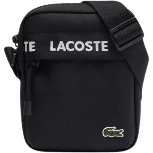 Messenger Bags, male, , Size: ONE SIZE Neocroc Logo Shoulder Bag Men - Lacoste - Modalova