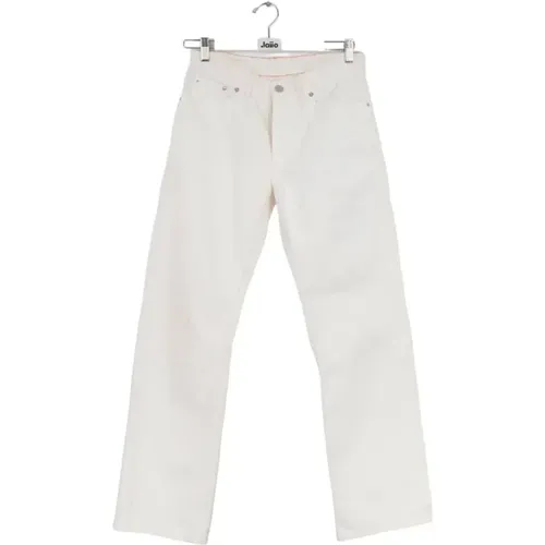 Pre-owned Cotton jeans , female, Sizes: 4XS - Hermès Vintage - Modalova
