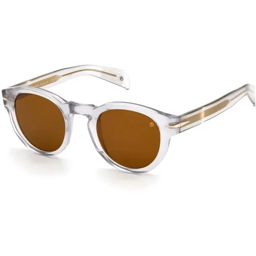 Graue Sonnenbrille DB 7041/S KB7 , unisex, Größe: 48 MM - Eyewear by David Beckham - Modalova