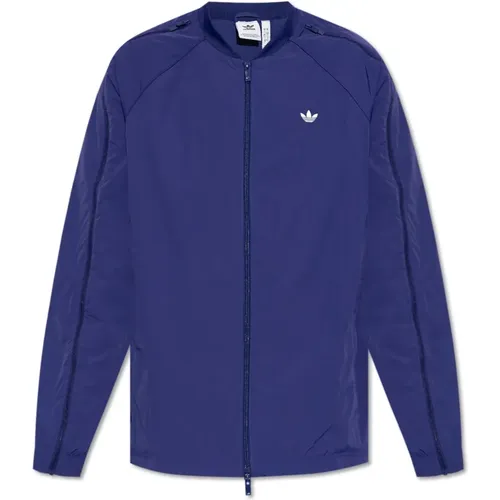 Light Jackets, male, , Size: M Lightweight jacket with logo - adidas Originals - Modalova