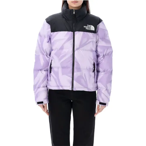 Icy Lilac Puffer Jacket , female, Sizes: S, XS, M - The North Face - Modalova