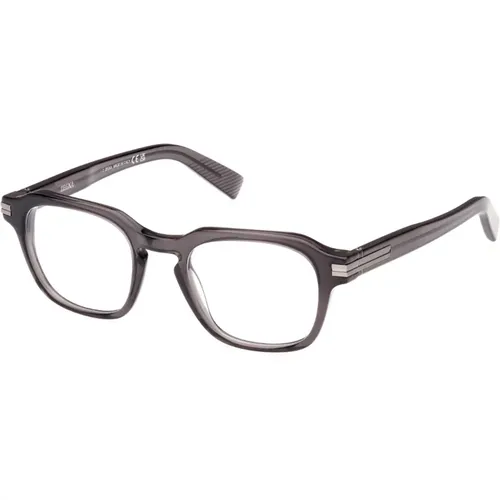 Glasses, unisex, , Size: 50 MM Grey Eyewear Frames Ez5282 Sunglasses - Ermenegildo Zegna - Modalova