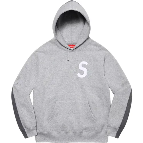 Limitierte Auflage Split Hooded Sweatshirt Heather Grey - Supreme - Modalova