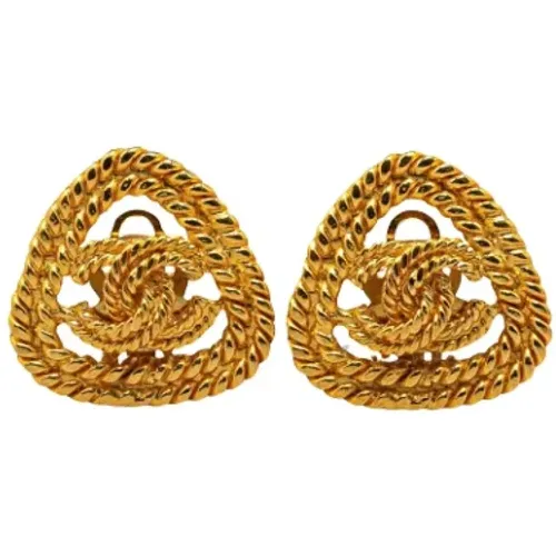 Pre-owned Jewellery, female, , Size: ONE SIZE Pre-owned Gold chanel-jewelry - Chanel Vintage - Modalova