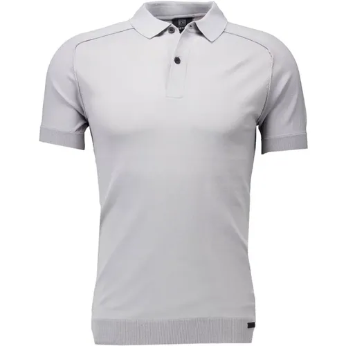 Graues Polo Shirt mit CoolDry Qualität , Herren, Größe: 2XL - Genti - Modalova