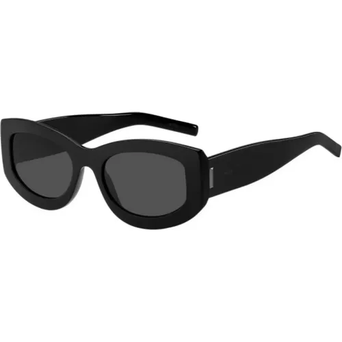 Schwarze Kunststoff-Damen-Sonnenbrille - Hugo Boss - Modalova