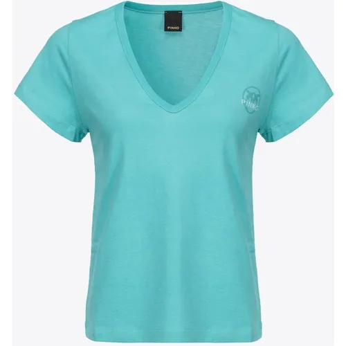 T-shirts and Polos , female, Sizes: XS, S, XL - pinko - Modalova