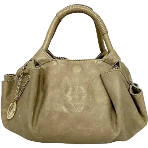 Pre-owned Leather handbags , female, Sizes: ONE SIZE - Loewe Pre-owned - Modalova