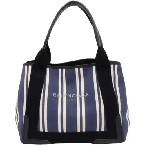 Pre-owned Tote Bags, female, , Size: ONE SIZE Pre-owned Canvas handbags - Balenciaga Vintage - Modalova