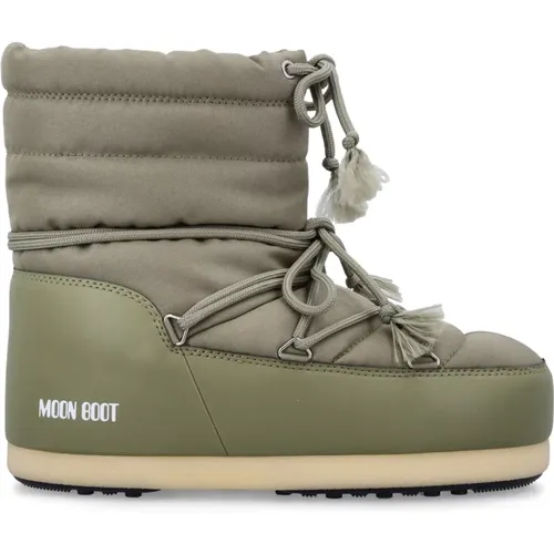 Khaki Closed Shoes EVX Light , female, Sizes: 2 UK, 6 UK, 8 UK - moon boot - Modalova