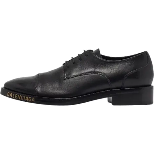 Pre-owned Leather flats , male, Sizes: 8 UK - Balenciaga Vintage - Modalova