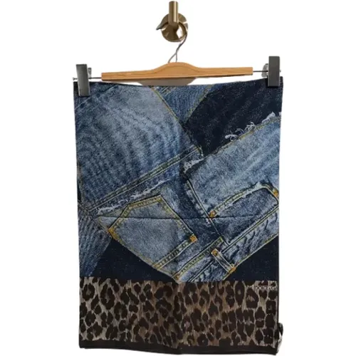 Pre-owned Denim scarves , female, Sizes: ONE SIZE - Dolce & Gabbana Pre-owned - Modalova