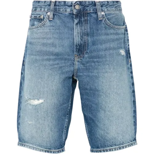 Denim Shorts , male, Sizes: W29, W33, W30, W31, W32 - Calvin Klein Jeans - Modalova
