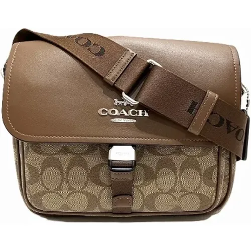 Pre-owned Cross Body Bags, female, , Size: ONE SIZE Pre-owned Canvas shoulder-bags - Coach Pre-owned - Modalova