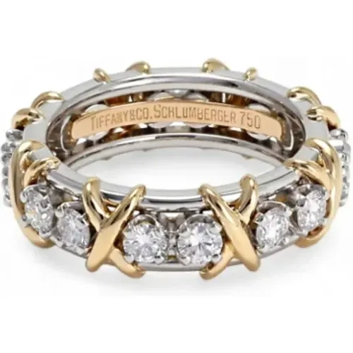 Pre-owned Jewellery, female, , Size: ONE SIZE Pre-owned Gold rings - Tiffany & Co. Pre-owned - Modalova