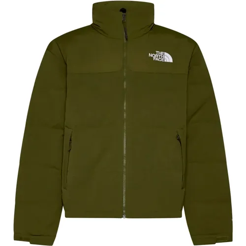 Olive Padded Down Coat , male, Sizes: M, XL, S, L, XS - The North Face - Modalova