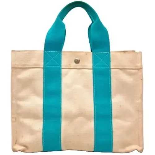 Pre-owned Tote Bags, female, , Size: ONE SIZE Pre-owned Canvas handbags - Hermès Vintage - Modalova