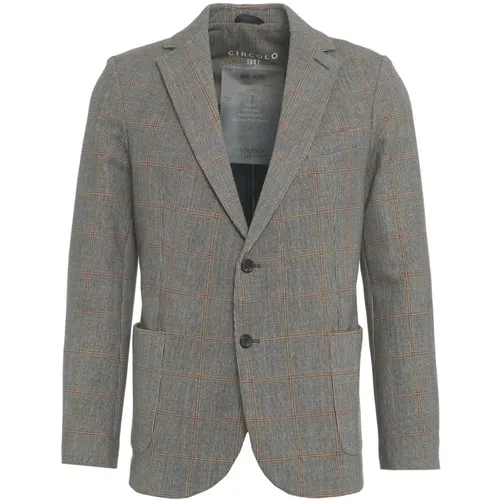 Grey Blazer Aw24 Mens Fashion , male, Sizes: L - Circolo 1901 - Modalova