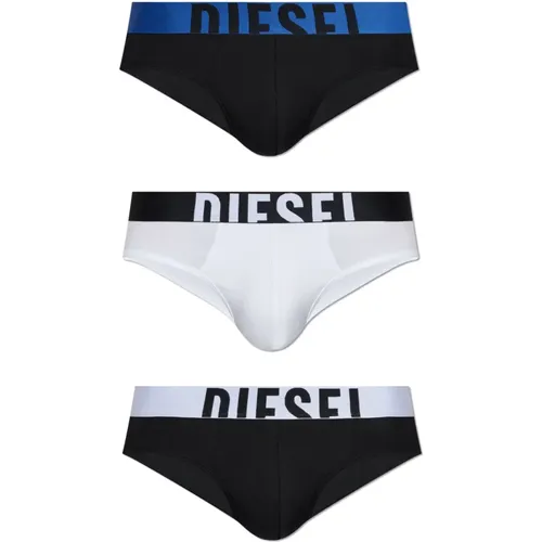 Bottoms, male, , Size: L Three-pack of Andre briefs - Diesel - Modalova