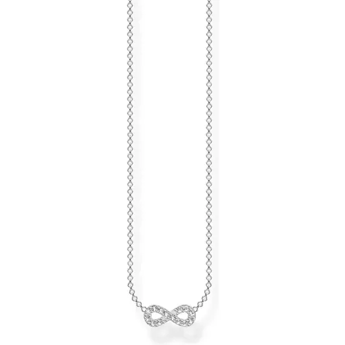 Damen Halskette mit Anhänger Infinity silber, weiß Ke2124-051-14-L45V - Thomas Sabo - Modalova