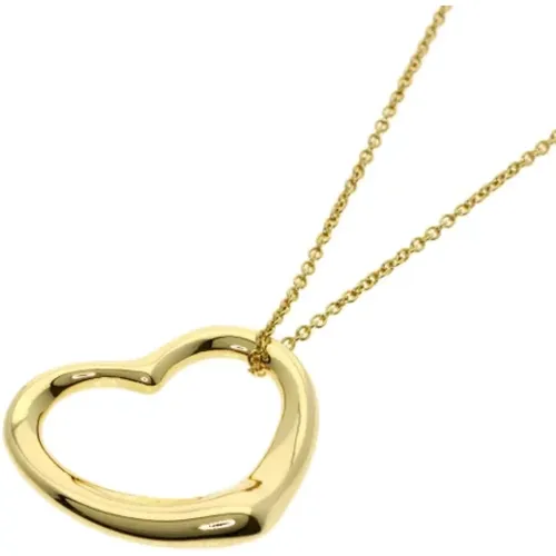 Pre-owned Jewellery, female, , Size: ONE SIZE Pre-owned Gold necklaces - Tiffany & Co. Pre-owned - Modalova