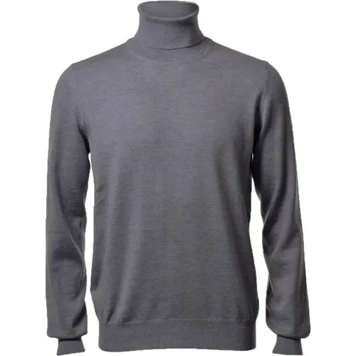 Italian Mens Turtleneck , male, Sizes: M, 2XL, XL - Gran Sasso - Modalova