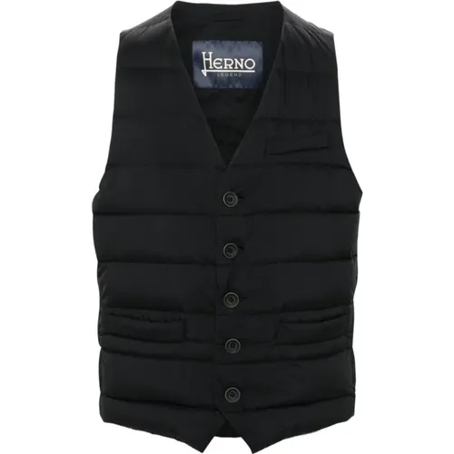 Vests, male, , Size: 6XL Piumino Gilet 9300 - Herno - Modalova