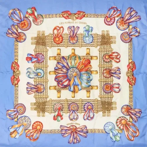 Pre-owned Silk scarves , female, Sizes: ONE SIZE - Hermès Vintage - Modalova