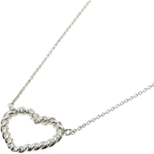 Pre-owned Jewellery, female, , Size: ONE SIZE Pre-owned Silver necklaces - Tiffany & Co. Pre-owned - Modalova