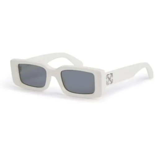 Off , Sunglasses, unisex, , Size: ONE SIZE Trendy Arthur Sunglasses - Off White - Modalova