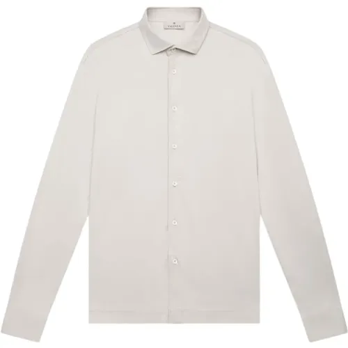 Casual Shirts, male, , Size: XL Interlock Supima Shirt Long Sleeve - Valenza - Modalova
