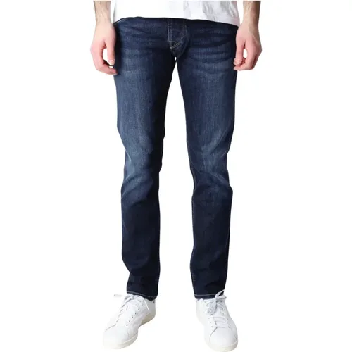 Graue Used Wash Straight Fit Jeans , Herren, Größe: W30 L32 - Pepe Jeans - Modalova