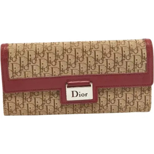 Pre-owned Leather clutches , female, Sizes: ONE SIZE - Dior Vintage - Modalova